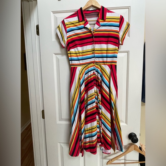 Dresses & Skirts - Rainbow shirt dress